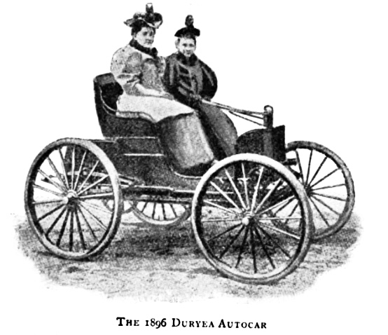 1896년 Autocar에 실린 Duryea